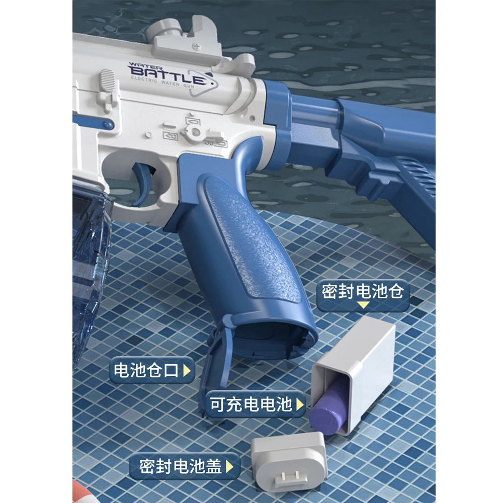 Summer Hot M416 Water Gun Electric Pistol Shooting Toy Full Automatic.